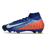 Nike Air Zoom Mercurial Superfly 10 Elite FG Soccer Cleats Blue and Orange